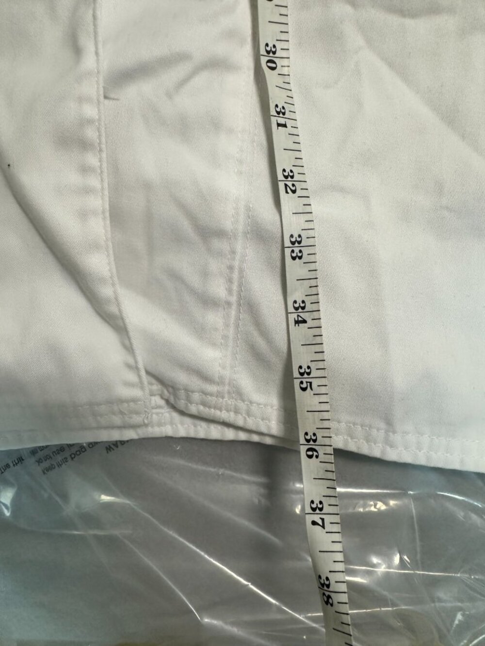 Dickies White Medical Lab Coat Womens L Button-Front Cotton/Polyester Blend - Picture 9 of 9
